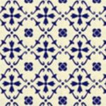 CARTA RESTAURO edera blu 50x70 cm- 10 fogli