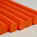 COLLA STICK TERMOFUSIBILE Arancione 11,5mm x 20 cm 20 pz.